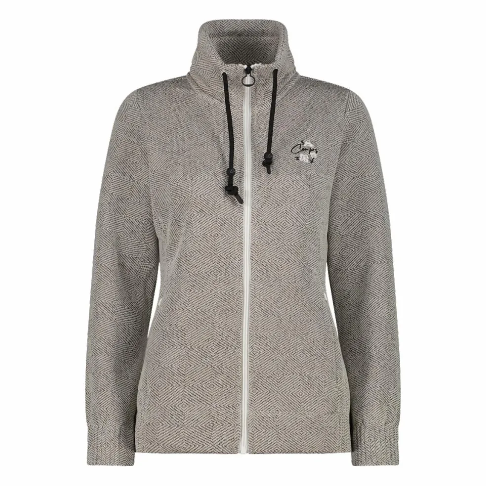 Felpa in pile knit tech da donna