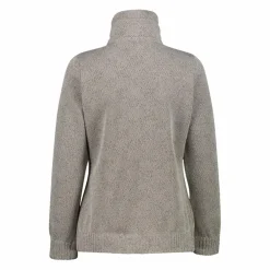 Felpa in pile knit tech da donna