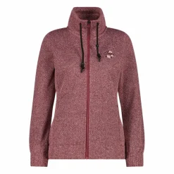 Felpa in pile knit tech da donna