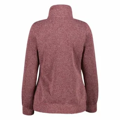 Felpa in pile knit tech da donna
