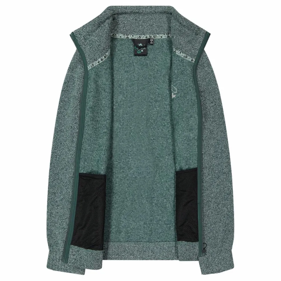 Felpa in pile knit tech da donna