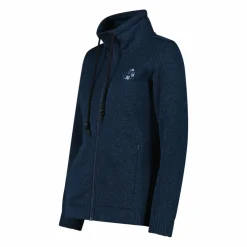 Felpa in pile knit tech da donna
