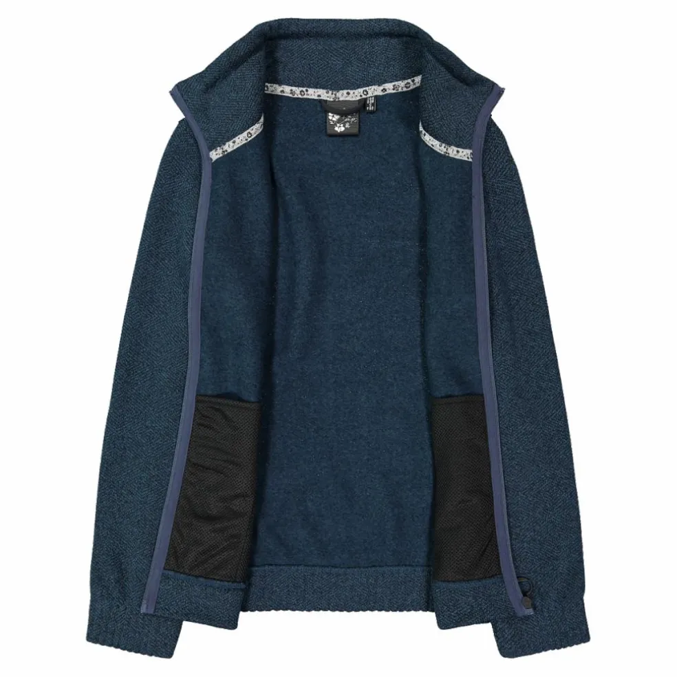 Felpa in pile knit tech da donna