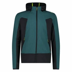 Felpa Unlimitech Grid Tech stretch con cappuccio da Uomo