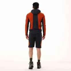 Felpa Unlimitech Grid Tech stretch con cappuccio da Uomo