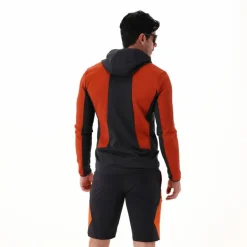 Felpa Unlimitech Grid Tech stretch con cappuccio da Uomo