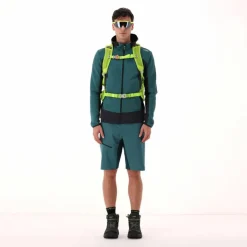 Felpa Unlimitech Grid Tech stretch con cappuccio da Uomo