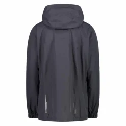 Giacca antipioggia da donna con cappuccio staccabile
