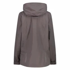 Giacca antipioggia da donna con cappuccio staccabile