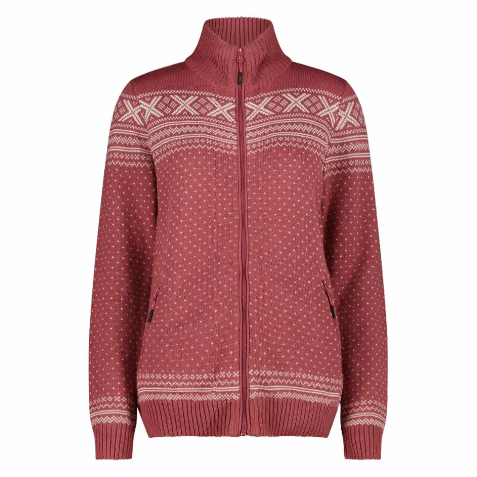 Giacca con zip da donna in Wooltech