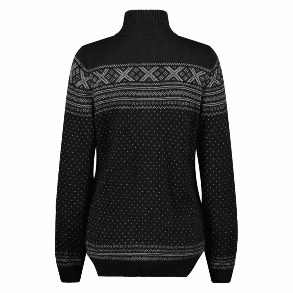 Giacca con zip da donna in Wooltech