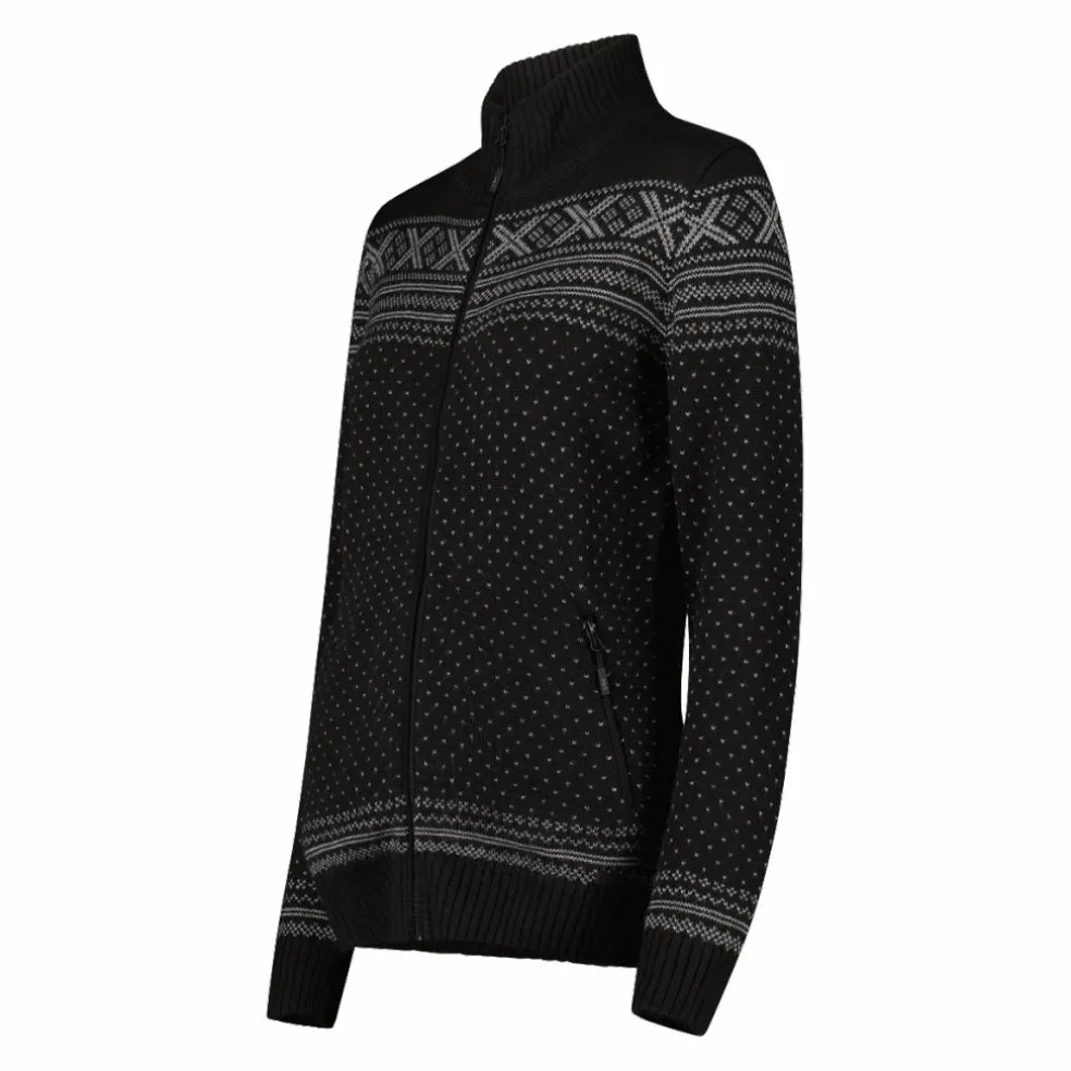 Giacca con zip da donna in Wooltech