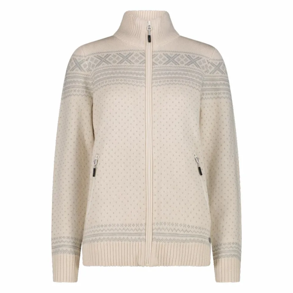 Giacca con zip da donna in Wooltech