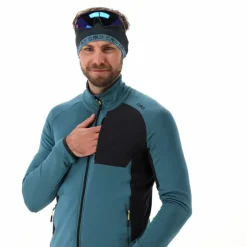 Giacca con zip in pile Merino da uomo Unlimitech