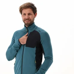 Giacca con zip in pile Merino da uomo Unlimitech