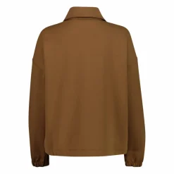 Giacca da donna in tessuto a maglia interlock