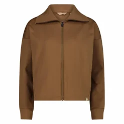 Giacca da donna in tessuto a maglia interlock