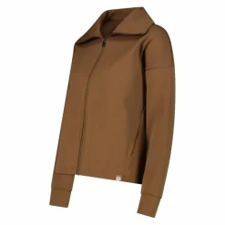 Giacca da donna in tessuto a maglia interlock