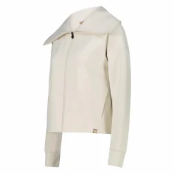 Giacca da donna in tessuto a maglia interlock