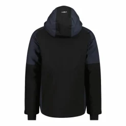 Giacca da sci da uomo in twill con cappuccio