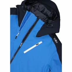 Giacca da sci da uomo in twill con cappuccio