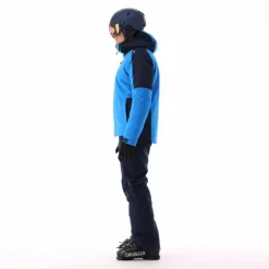 Giacca da sci da uomo in twill con cappuccio