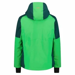 Giacca da sci da uomo in twill con cappuccio