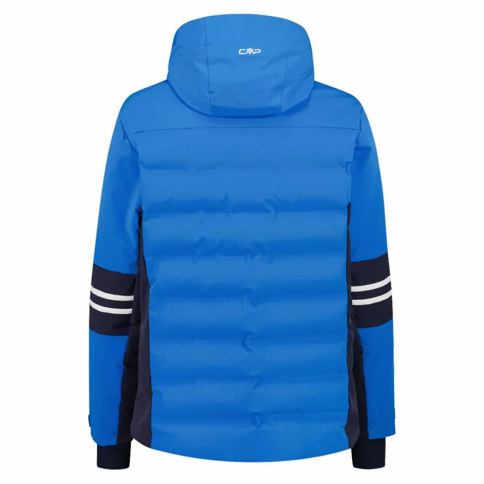 Giacca da sci da uomo in twill con cappuccio 4 way stretch