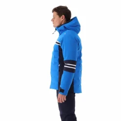Giacca da sci da uomo in twill con cappuccio 4 way stretch