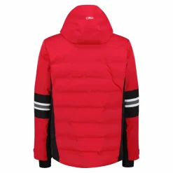Giacca da sci da uomo in twill con cappuccio 4 way stretch