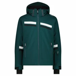 Giacca da sci da uomo in twill con cappuccio