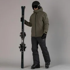 Giacca da sci e snowboard da uomo in mechanical stretch loose fit