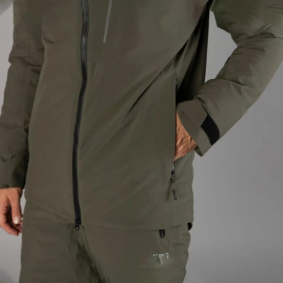Giacca da sci e snowboard da uomo in mechanical stretch loose fit
