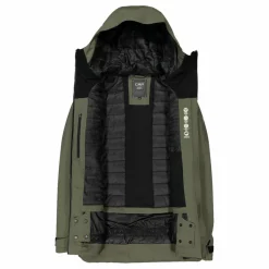 Giacca da sci e snowboard da uomo in mechanical stretch loose fit