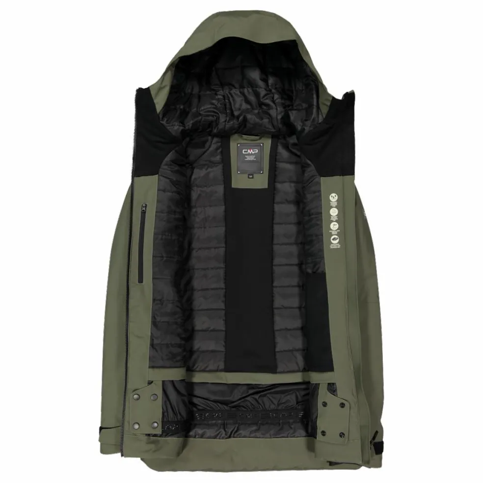 Giacca da sci e snowboard da uomo in mechanical stretch loose fit