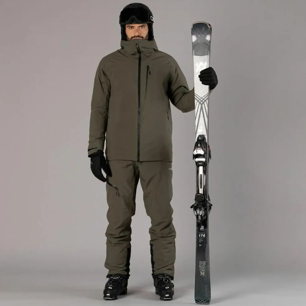 Giacca da sci e snowboard da uomo in mechanical stretch loose fit