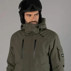 Giacca da sci e snowboard da uomo in mechanical stretch loose fit