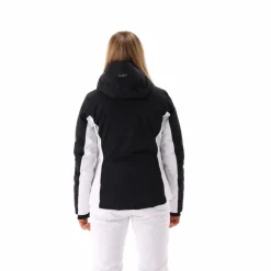 Giacca da sci in stretch twill con cappuccio staccabile da donna