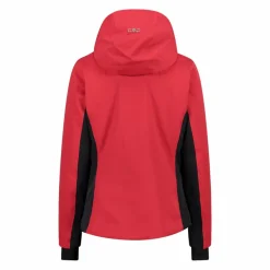 Giacca da sci in stretch twill con cappuccio staccabile da donna