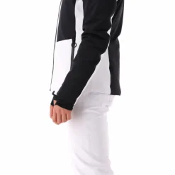 Giacca da sci in stretch twill con cappuccio staccabile da donna