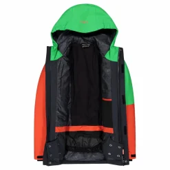 Giacca da sci in twill da bambino con cappuccio