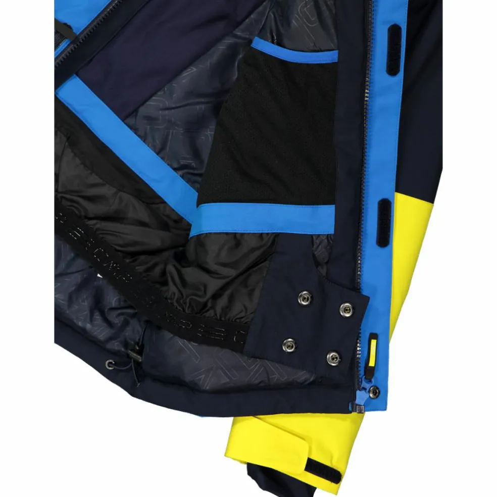 Giacca da sci in twill da bambino con cappuccio