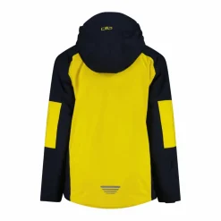 Giacca da sci in twill da bambino con cappuccio