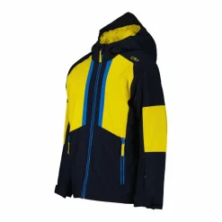 Giacca da sci in twill da bambino con cappuccio