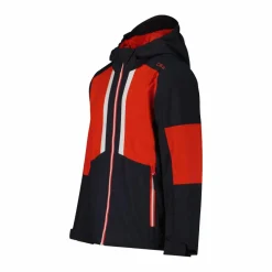 Giacca da sci in twill da bambino con cappuccio