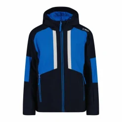 Giacca da sci in twill da bambino con cappuccio