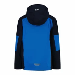 Giacca da sci in twill da bambino con cappuccio