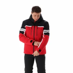 Giacca da sci in twill elasticizzato da uomo