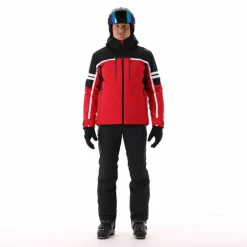 Giacca da sci in twill elasticizzato da uomo