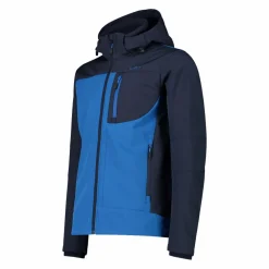 Giacca da uomo in Softshell con cappuccio staccabile